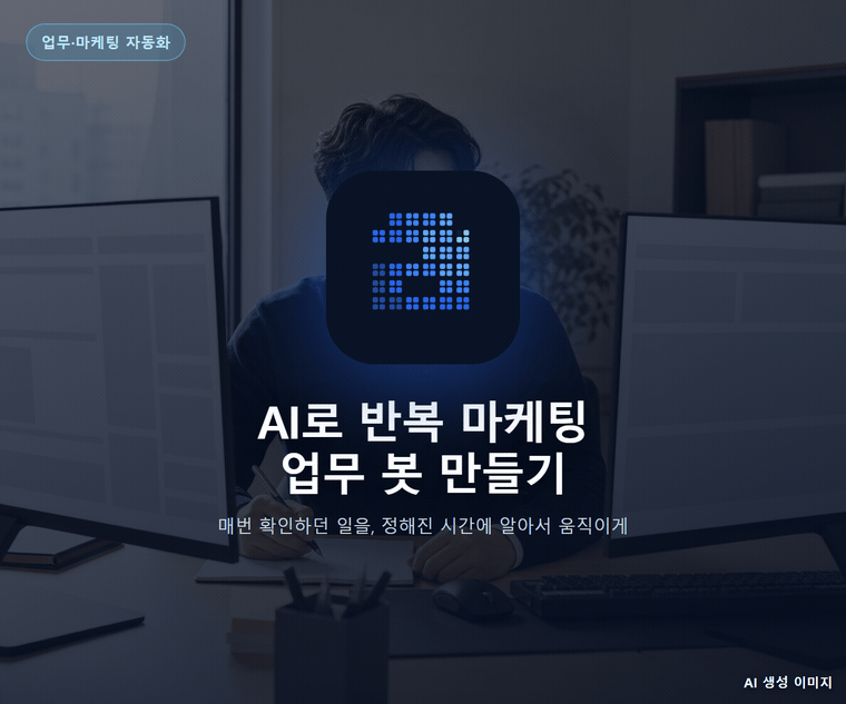 AI로 반복 마케팅 업무 봇 만들기