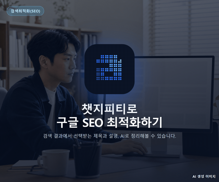 챗지피티로 구글 SEO 최적화하기
